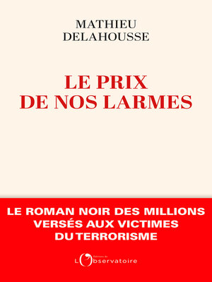 cover image of Le prix de nos larmes